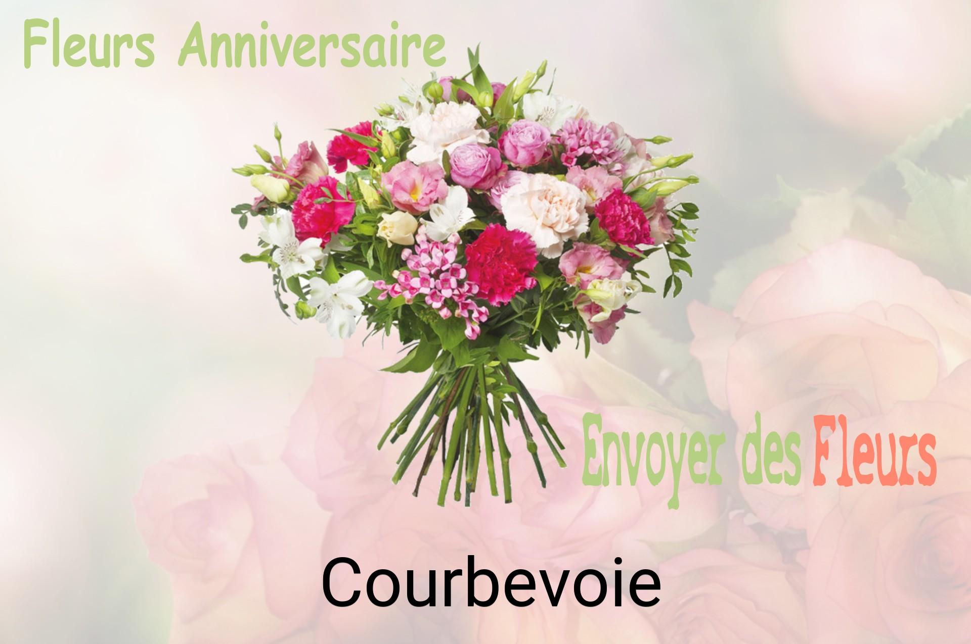 Bouquet de fleurs d’anniversaire livré à Courbevoie